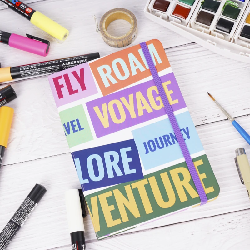 趁早有梦就出发系列速写本加厚空白绘画彩铅素描手绘本便携图画本