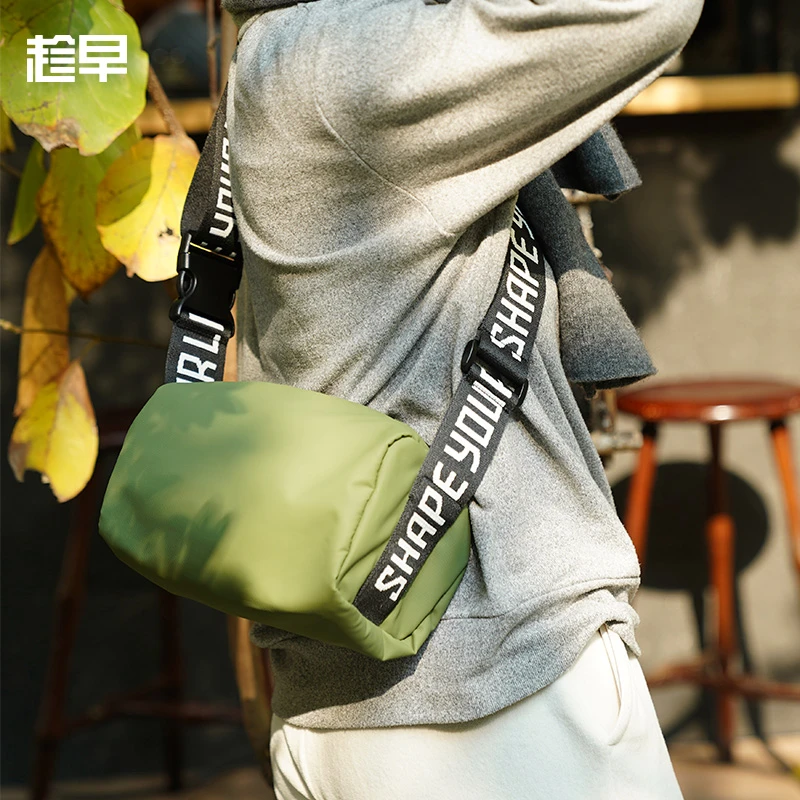 趁早探险户外随身包斜挎包单肩手提便携背包休闲腰包运动骑行包