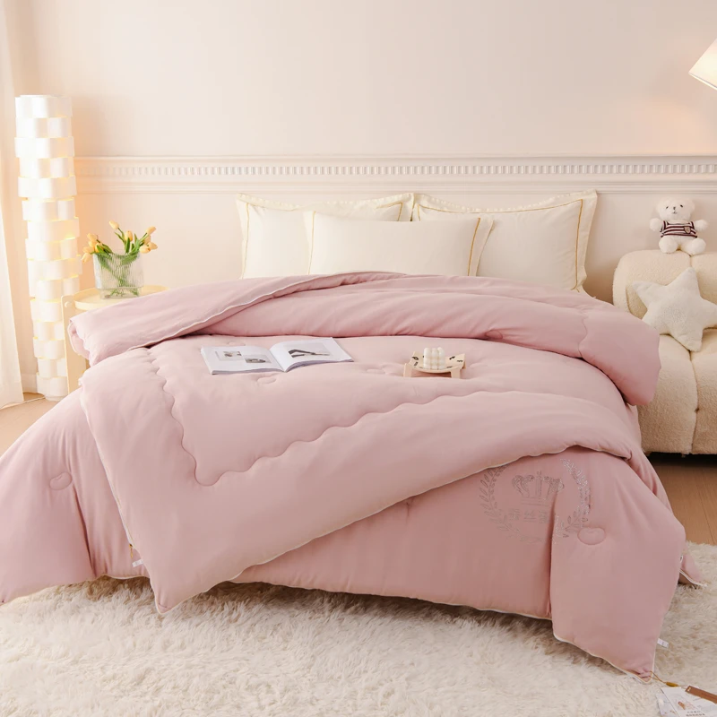 大豆二合一亲肤子母被夏凉被家用被芯冬结婚被家纺床上用品空调被