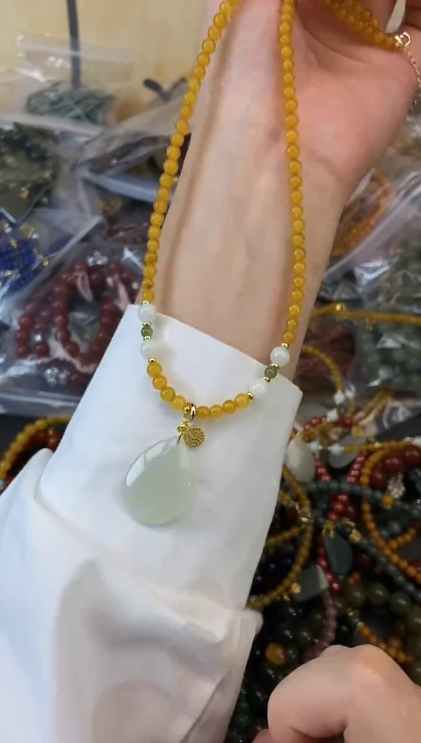 【闪购商品】蜜蜡颈饰未镶嵌447安笙