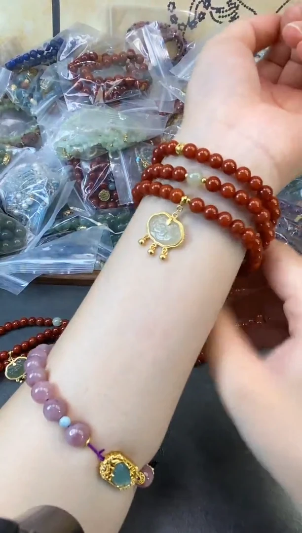 【闪购商品】玛瑙手饰未镶嵌647手串