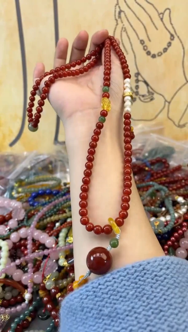 【闪购商品】玛瑙手饰未镶嵌555手串