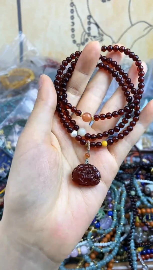 【闪购商品】血珀手链未镶嵌075手串