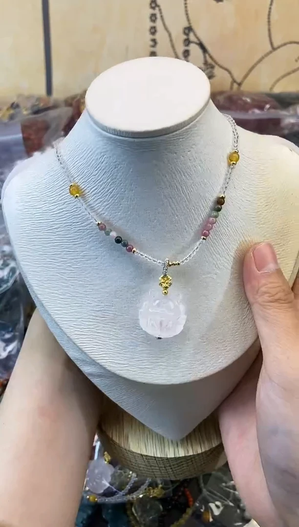 【闪购商品】水晶颈饰未镶嵌300项链