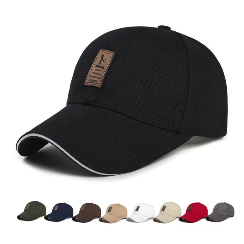 【买一送一】男款高档棒球帽户外休闲春秋冬出游运动帽太阳帽鸭舌帽