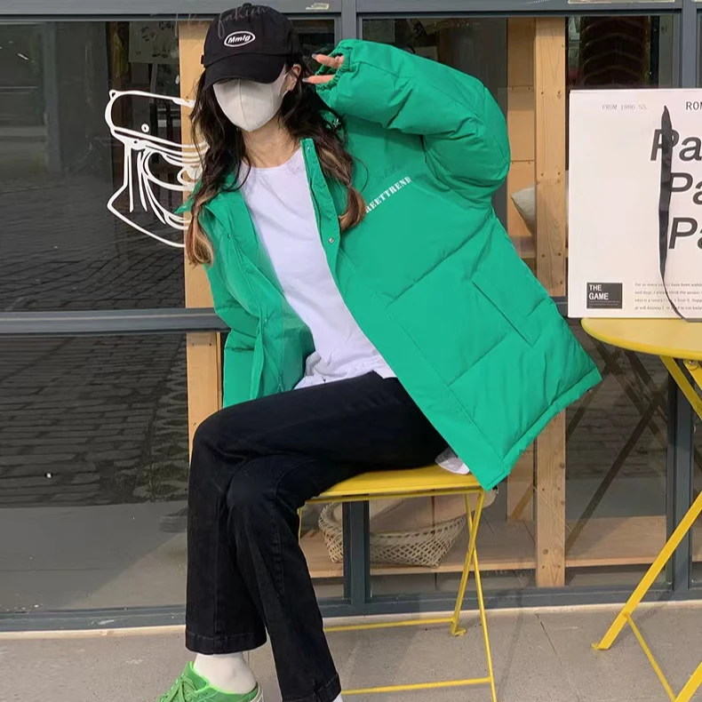 935 线下499!冰绿色 可盐可甜面包服棉服(S23)