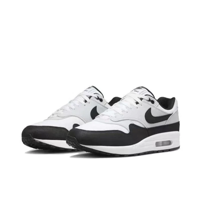 Nike Air Max1舒适百搭防滑低帮生活休闲鞋男款白灰黑 FD9082-107
