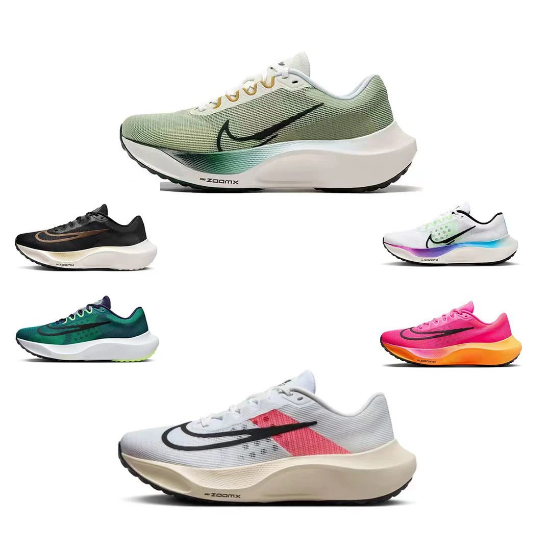 Nike耐克男子ZOOMFLY5跑鞋舒适网面透气碳板回弹缓震