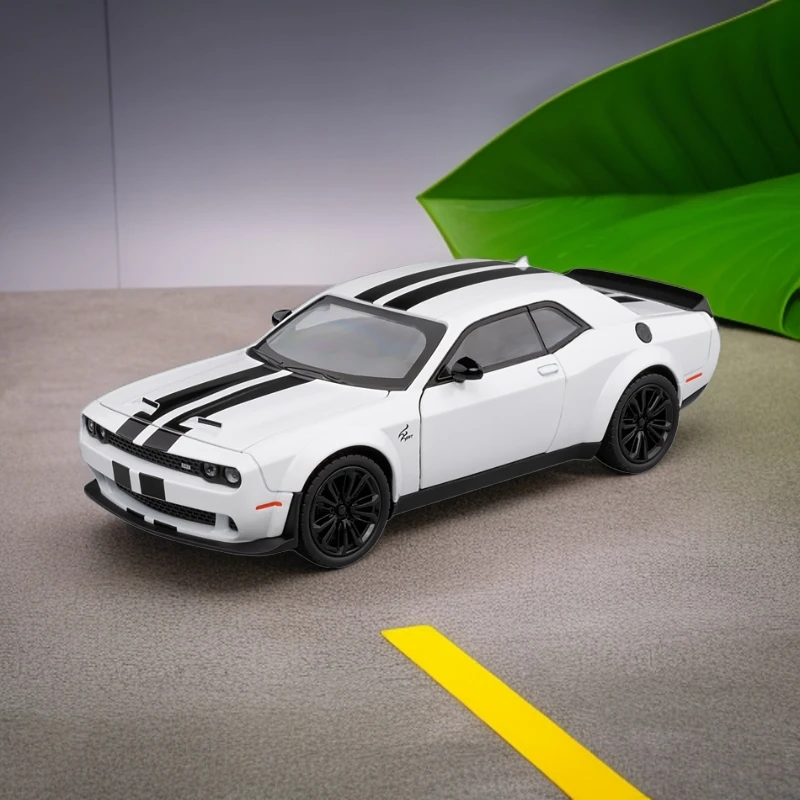 嘉业1：22道奇地狱猫恶魔眼合金跑车模型仿真肌肉车潮玩摆件玩具车