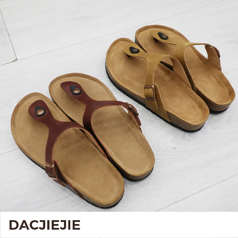 DACJIEJIE【勃肯凉拖鞋】夏季软底复古潮流防滑沙滩个性平底耐磨女