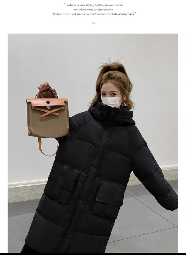 冬季大码922-1外套女韩版宽松保暖羽绒服外套