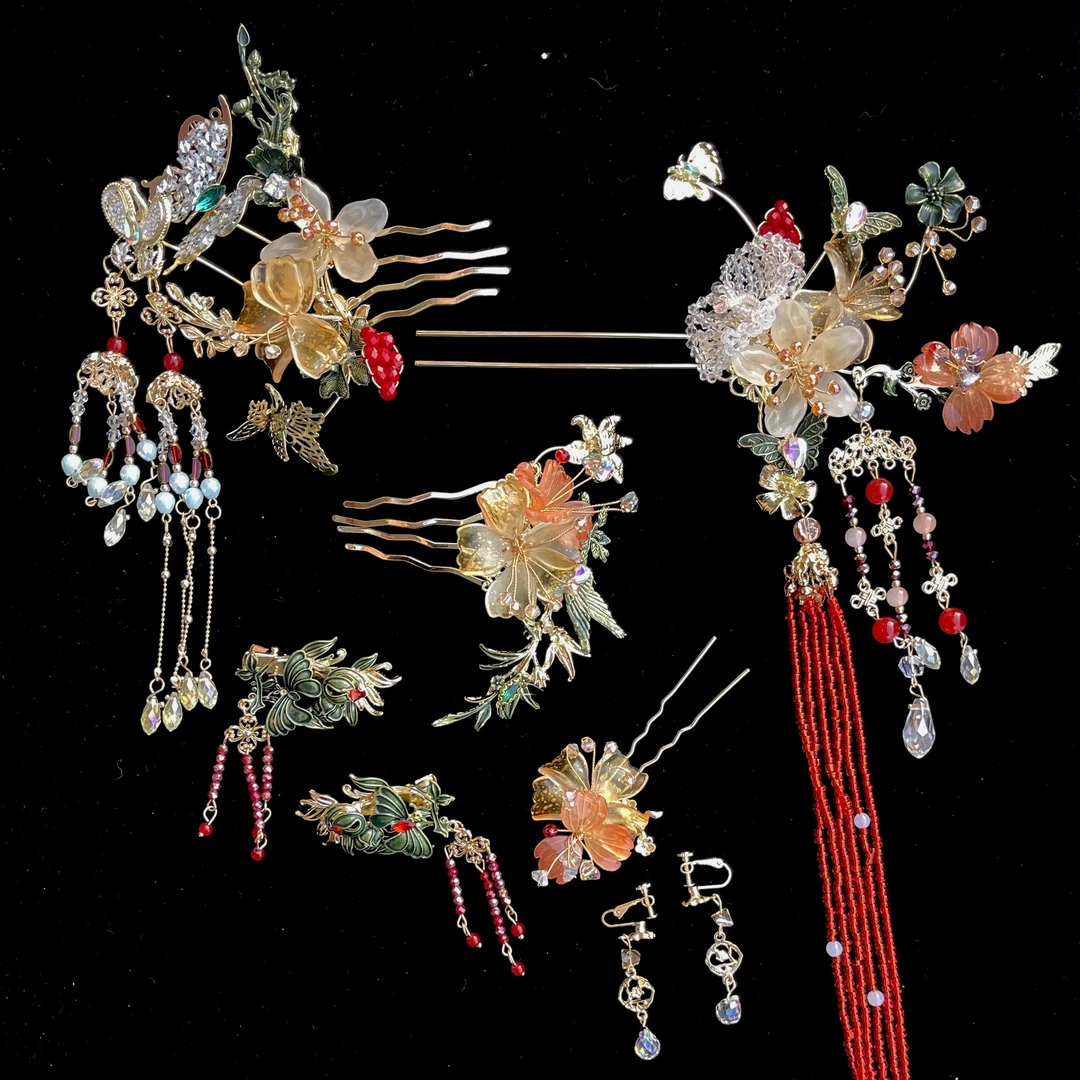 红色精美新中式爆款245