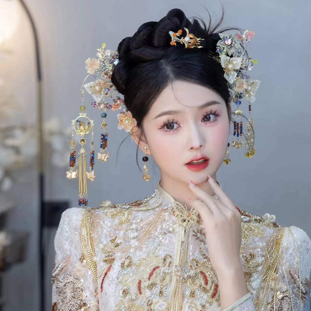 合金婚庆饰品 新款重工精美新中式X1893