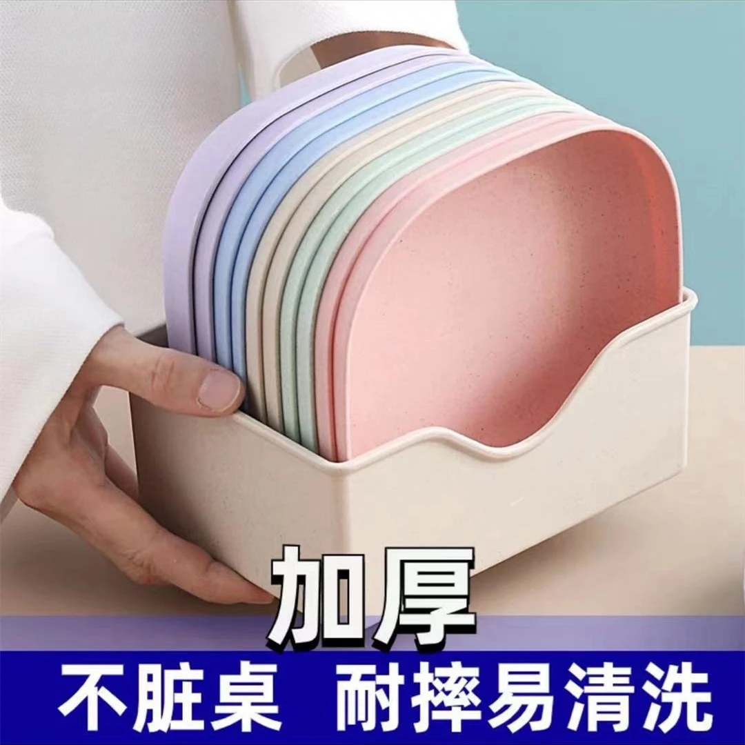 家用吐骨碟创意高档餐桌垃圾渣碟网红新款加厚吐骨头垃圾盘小吃碟