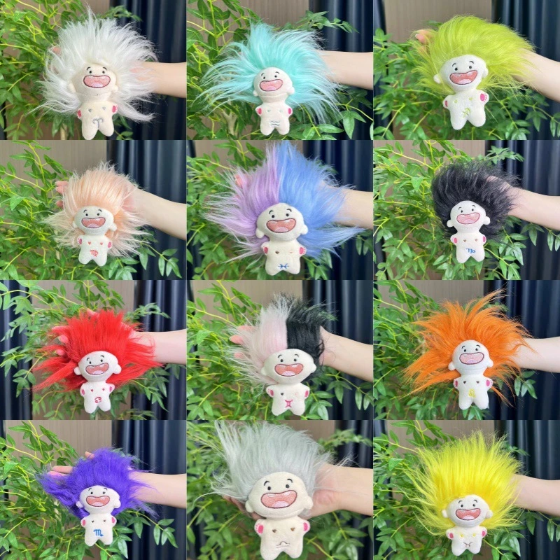 fasong优品娃玩偶10cm抖音小红书爆款搞笑缺牙巴棉花裸娃娃包挂件