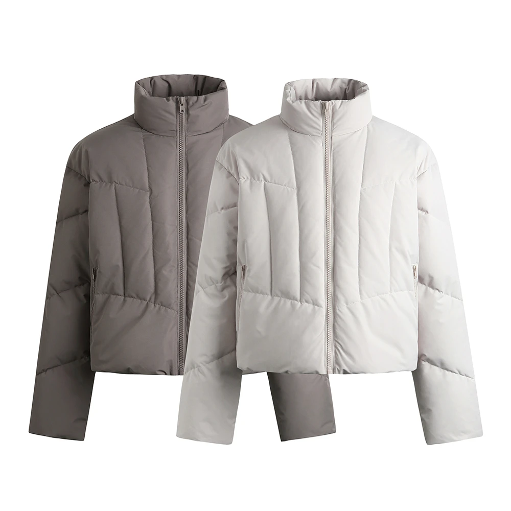 GOSNACE/GOS 弧形切绕2.0冬季立领cleanfit百搭羽绒服