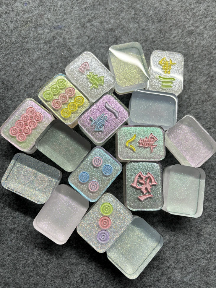 【指定款】人鱼姬星空滴胶手工滴胶麻将