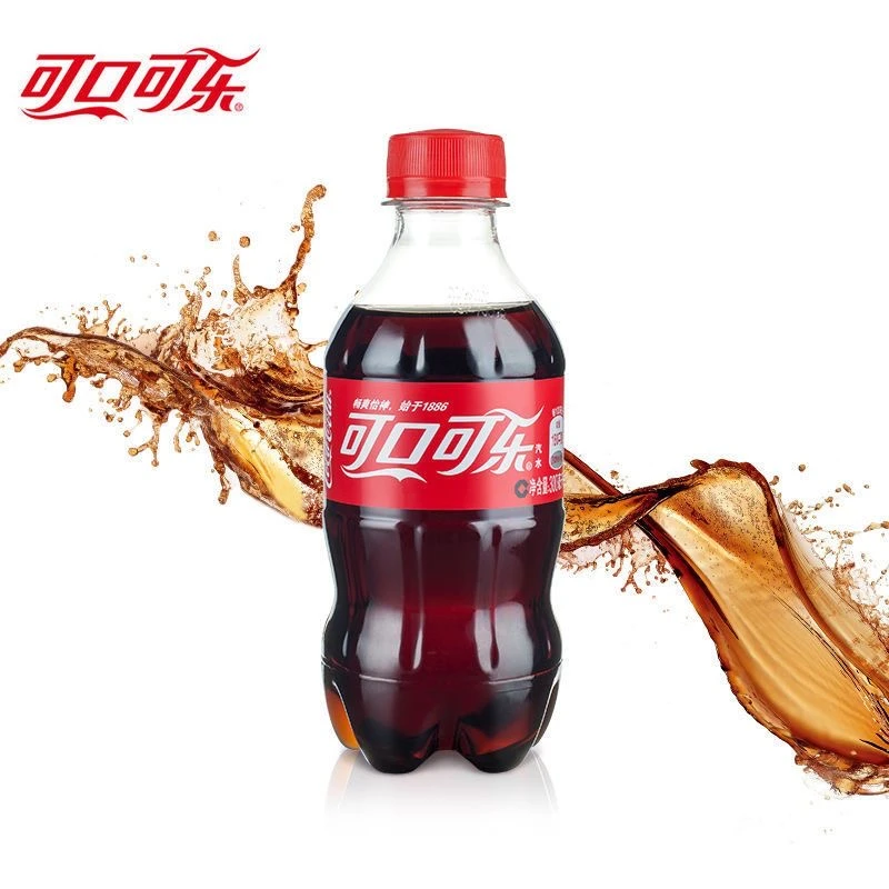 【零食多多】可口可乐300ml*6瓶夏季畅饮经典汽水碳酸饮料小瓶装