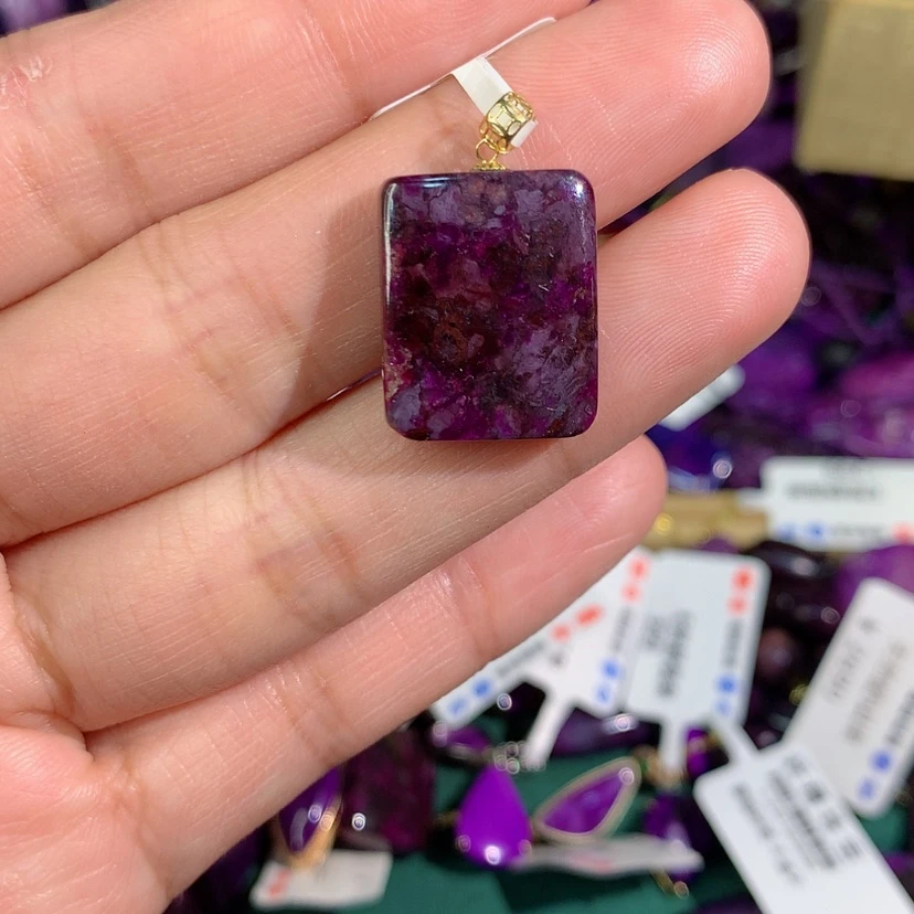 【闪购商品】苏纪石（舒俱来）吊坠18K金镶嵌天****张