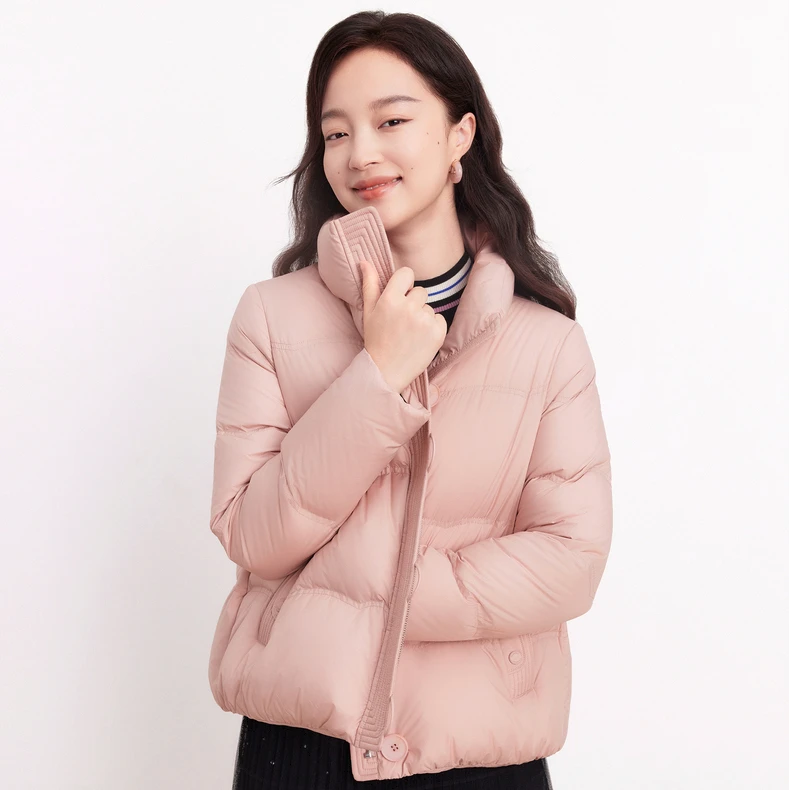 【C】24年秋冬新款气质保暖显瘦百搭设计感羽绒服高品质羽绒服