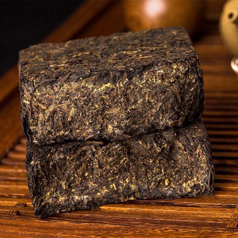 高级泾阳金花茯茶泾阳壹号菌香甜白云山纯料一级金花爆棚闷煮均可