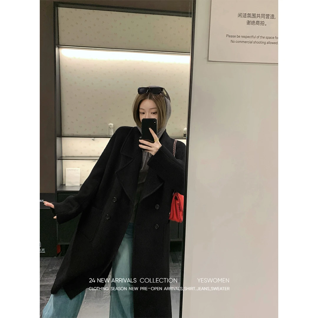 YESWOMEN心动大衣·蚕丝羊毛驼绒混纺 經典大气领型XYF63310A3537