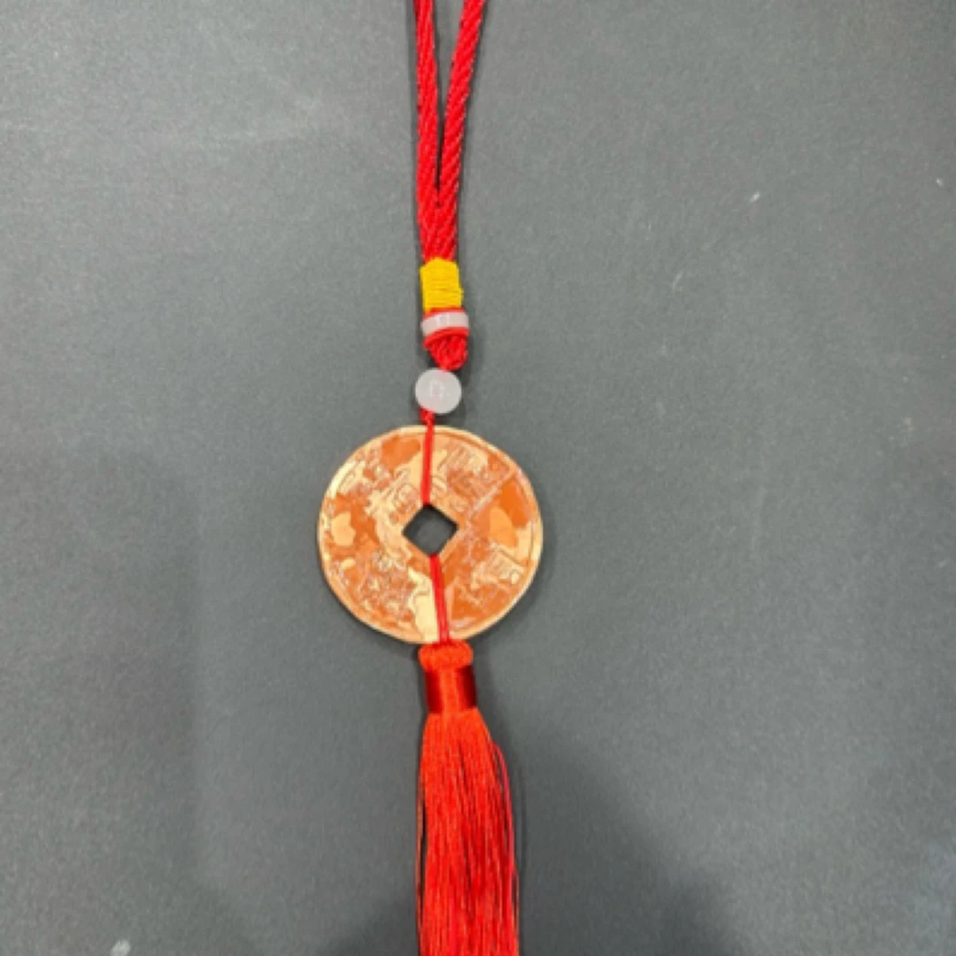 会泽斑铜嘉靖通宝挂件把玩件