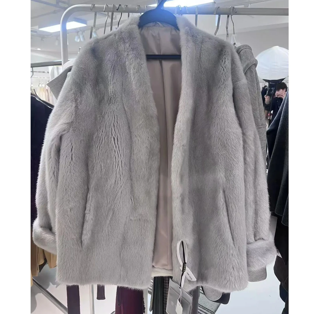 【雪大】CHENYANJUN短款水貂外套CYJ-YJ112-199Z-A