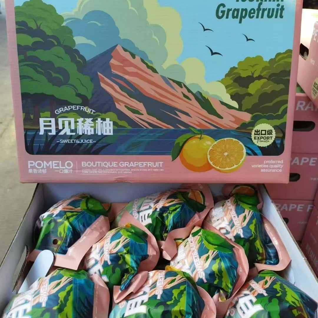 【周谷堆自营】月见葡萄柚保底8斤8个装果肉脆嫩柚味醇厚新鲜包邮（13）