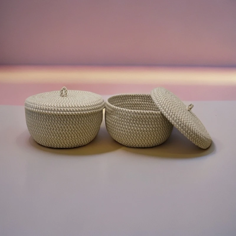 宿舍桌面整理神器收纳筐客厅带盖零食收纳盒杂物整理鸡蛋筐置物箱