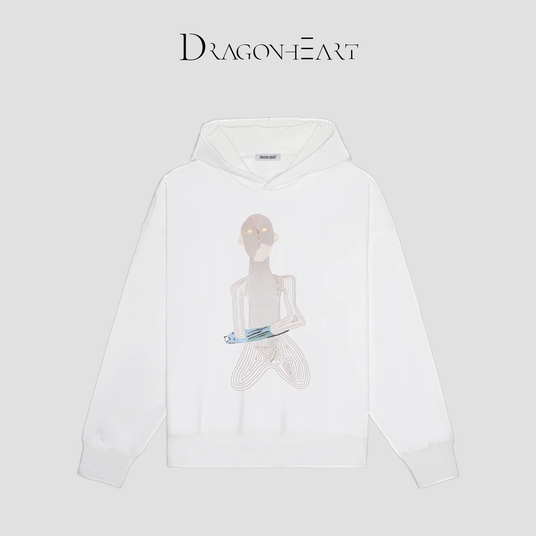 抱鱼人·龙心DRAGON HEART“东方伊甸园系列”有帽卫衣