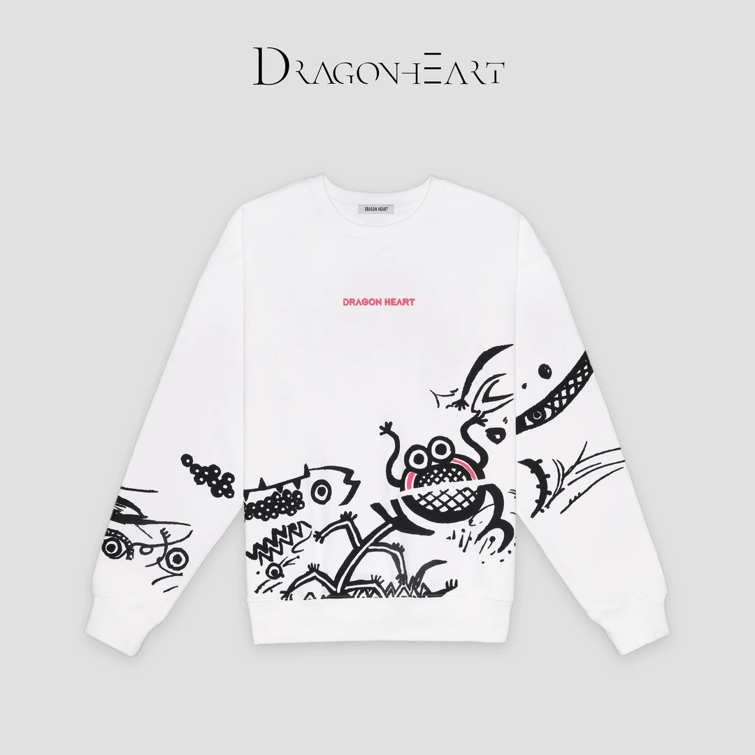 蟾梦·龙心DRAGON HEART“东方伊甸园系列”无帽卫衣