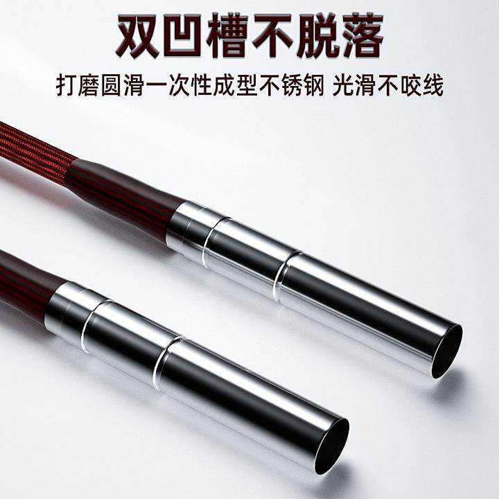 竿稍头鱼竿头绳万向转环竿稍头配件抛竿尖竿手竿钓鱼竿通用配节梢