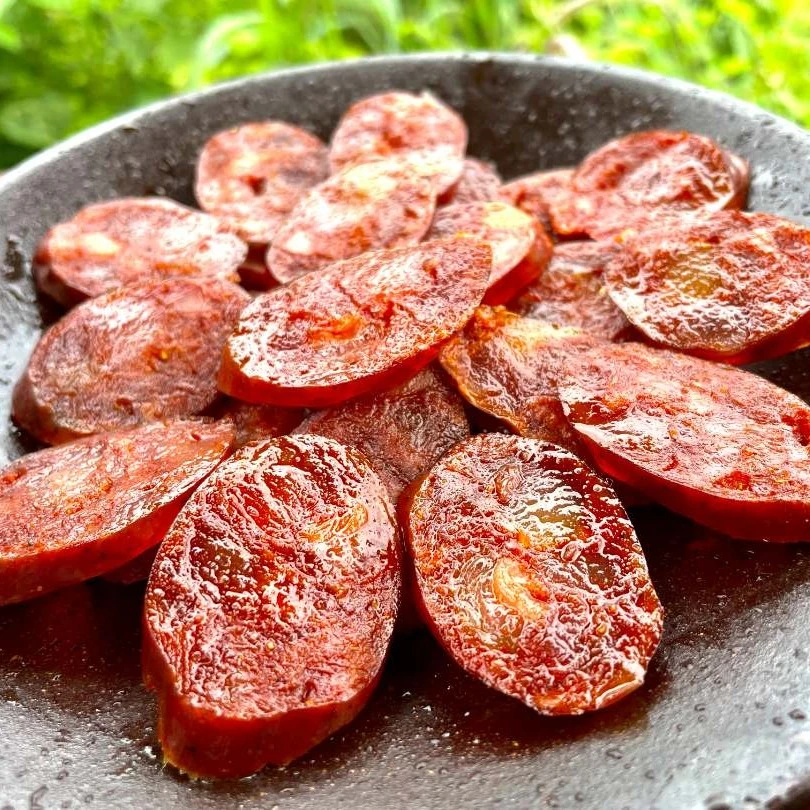 【直播现称】茶树烟熏黑猪纯肉香肠′