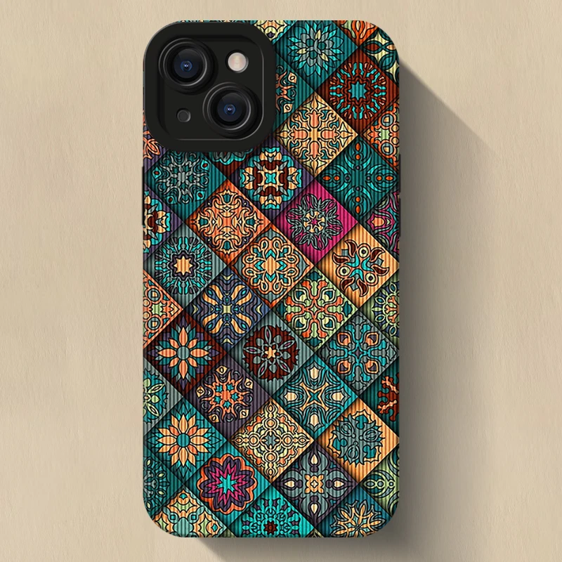 高级感图腾苹果13壳新款iphone14套12镜头pro全包11防摔x/xs软壳