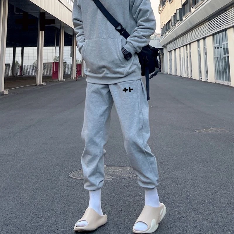 草牌美式投篮训练裤透气宽松束口秋冬季薄款扎袜运动裤休闲长裤男