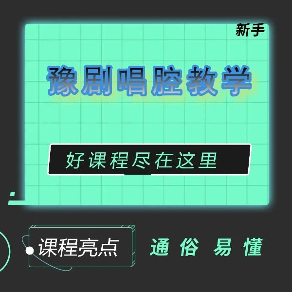 豫剧唱腔精选第二套教学