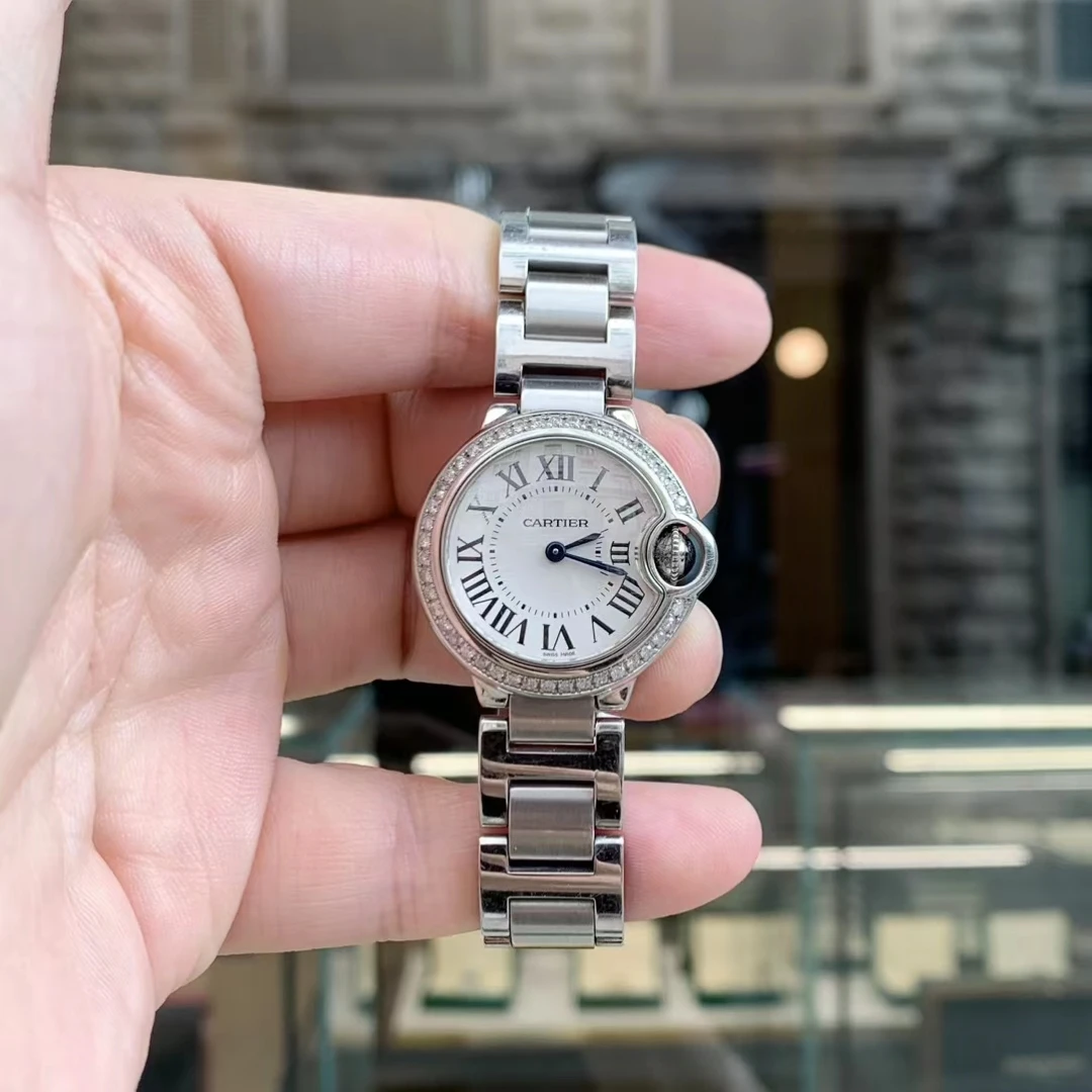 99新 Cartier/卡地亚 卡地亚蓝气球W69010Z4后钻表径28mm