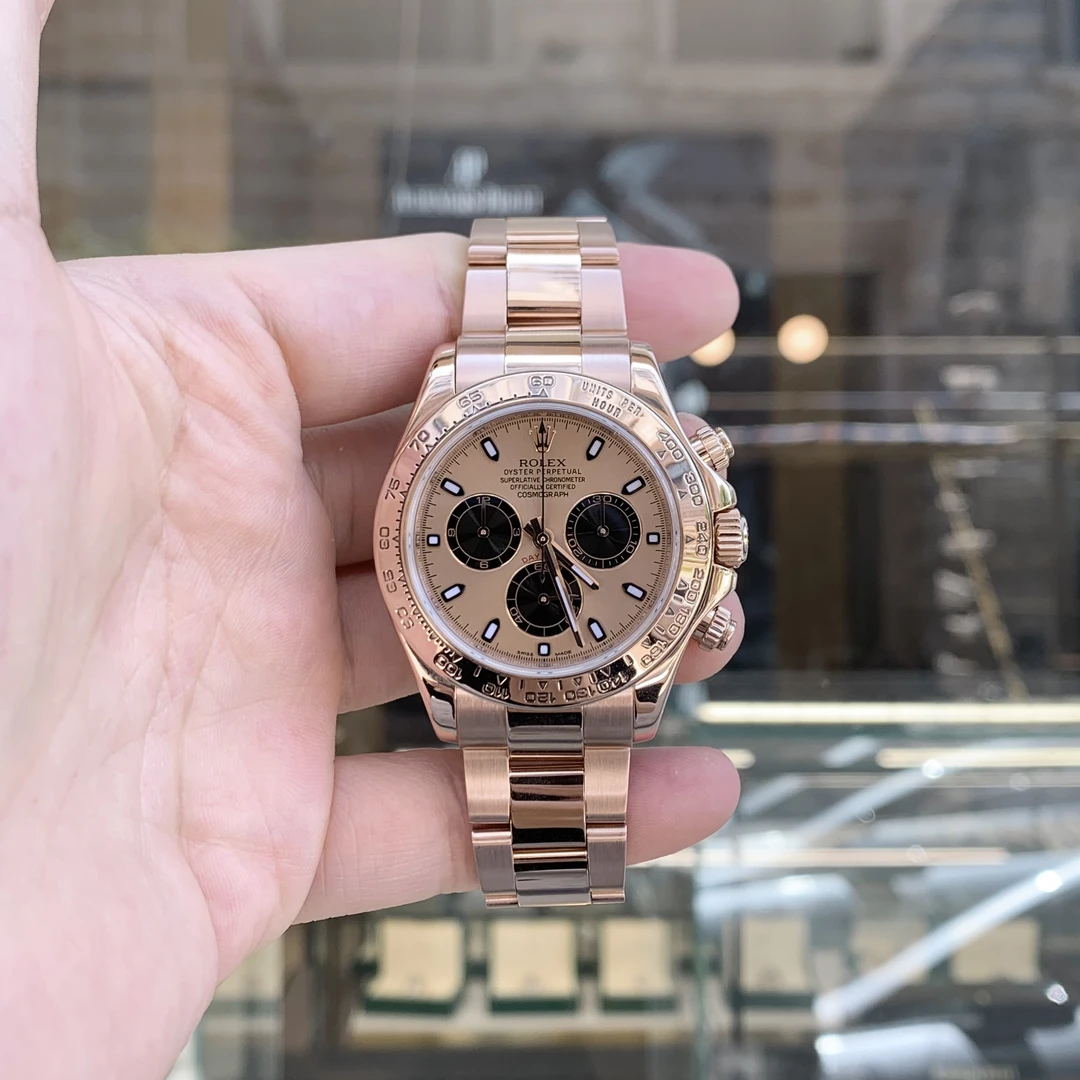 99新 Rolex/劳力士 劳力士迪通拿116505-0009 玫瑰金单表