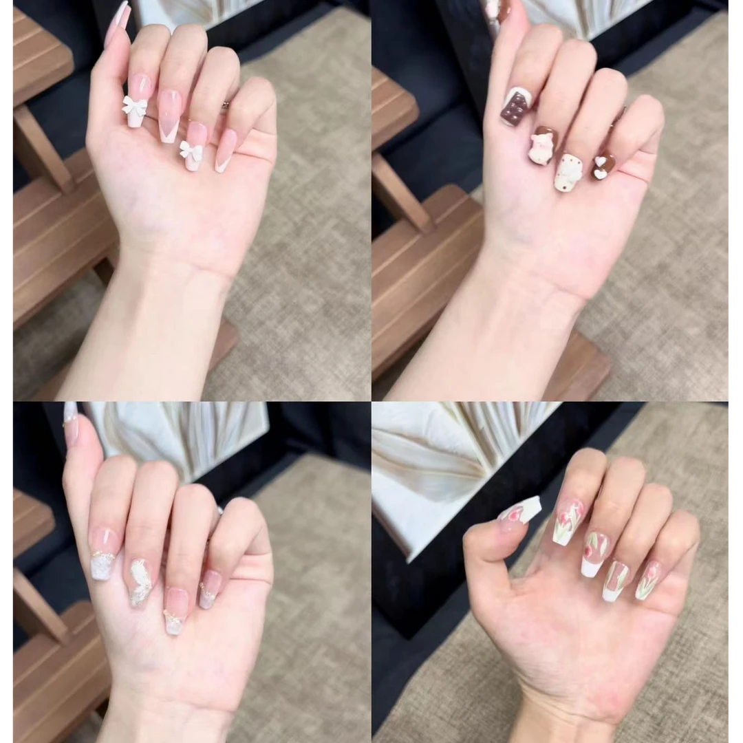 【XUNMI】寻觅穿戴甲手工轻奢百搭高级甲片美甲钻指甲贴片