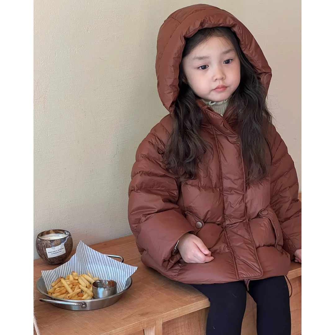 现货【焦糖奶油】儿童冬季新百搭洋气亲子羽绒服熙熙可可XX23013