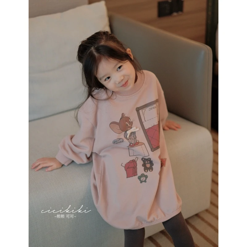 现货【杰丽儿】儿童童装秋冬时尚百搭长袖卫衣熙熙可可WY2423