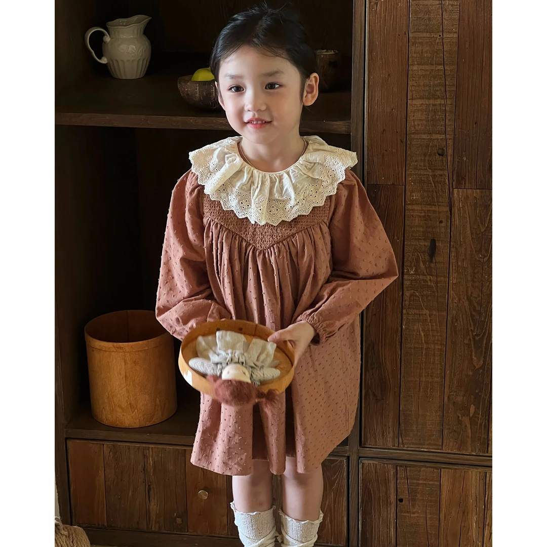 现货【米粒】儿童女童时尚气质长袖连衣裙熙熙可可LYQ2359