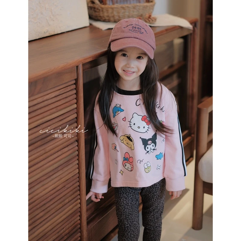 现货【萌萌家族】儿童童装秋冬时尚百搭长袖卫衣 熙熙可可WY2428