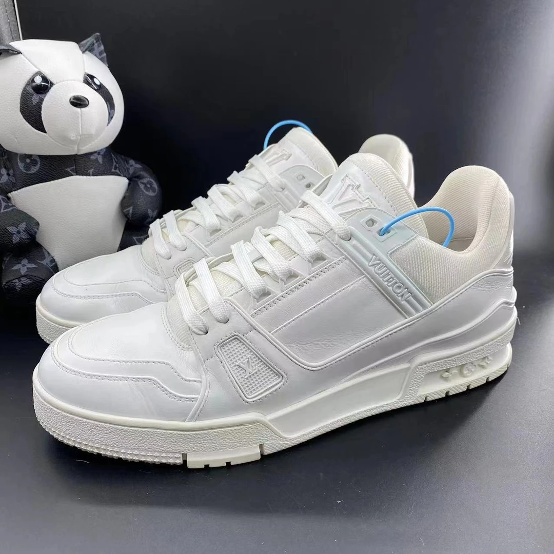 LouisVuitton/路易威登纯白吹那板鞋/正品/福利/折扣/时尚/