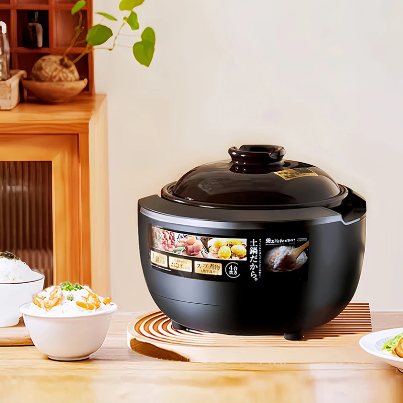 sezze/西哲多功能陶瓷内胆3L电饭锅煲无涂层智能家用电饭锅3-5人