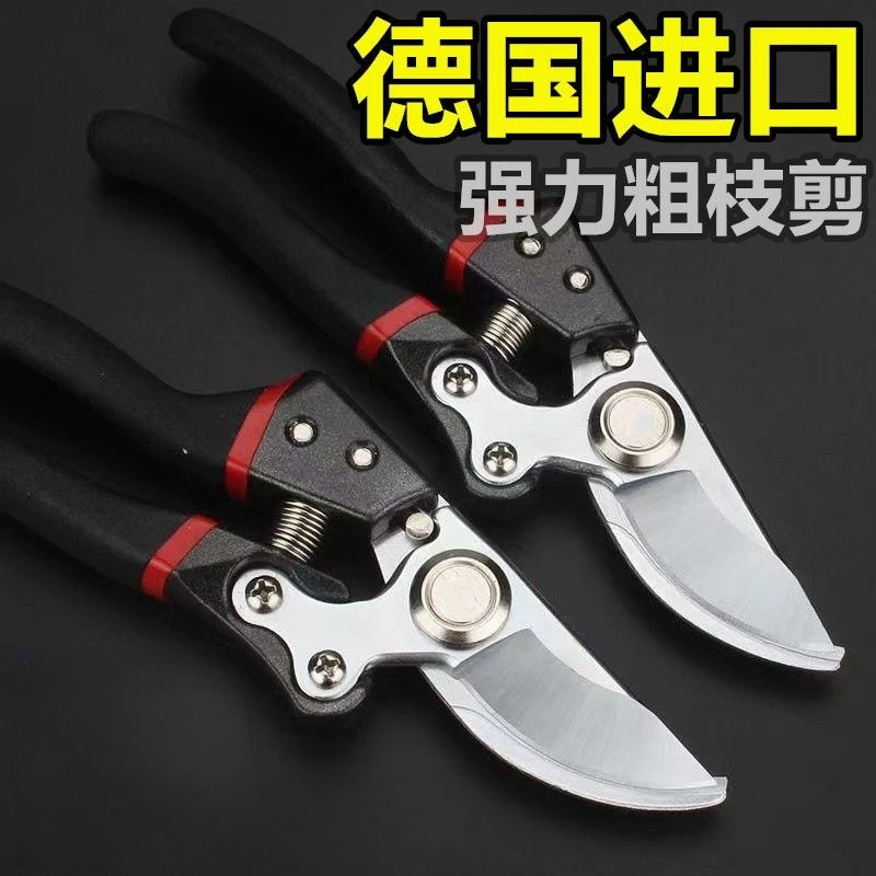 德国工艺钢剪树剪子果树剪修枝剪粗枝剪园艺剪刀家用苗圃修剪工具