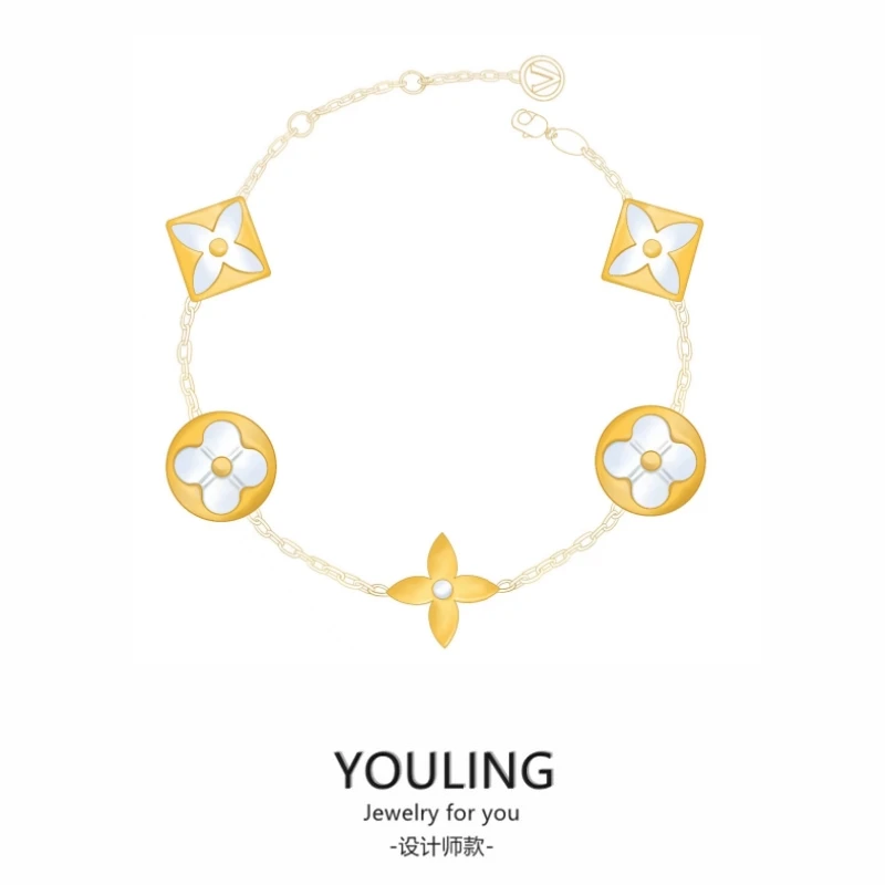【万象城直发】YOULING/柚琳   老花手链时尚百搭轻奢设计师