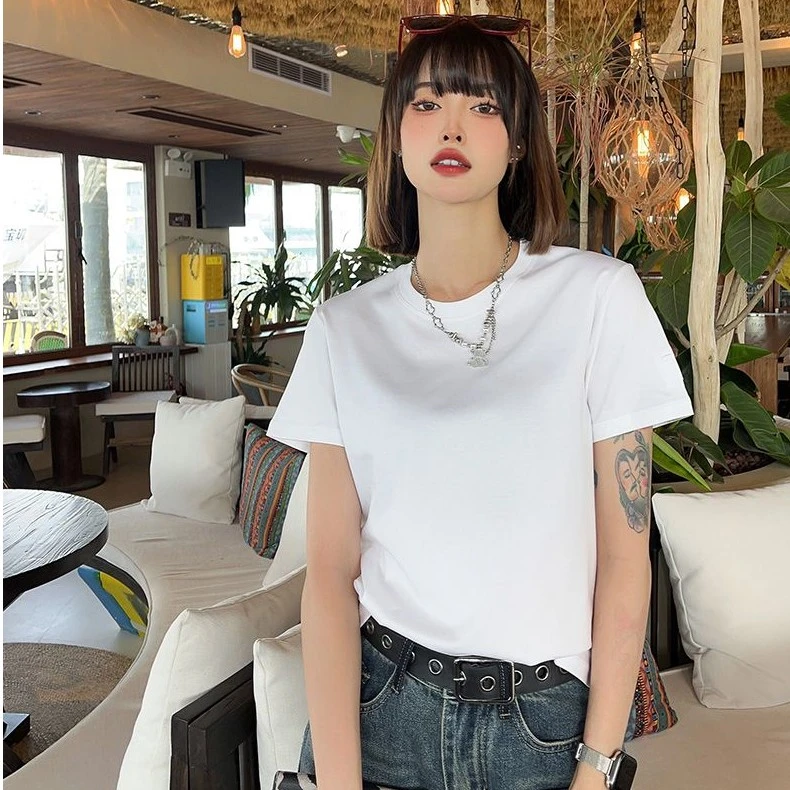 断码福利液氨新疆长绒棉顺滑冰凉不易变形百搭男女t恤