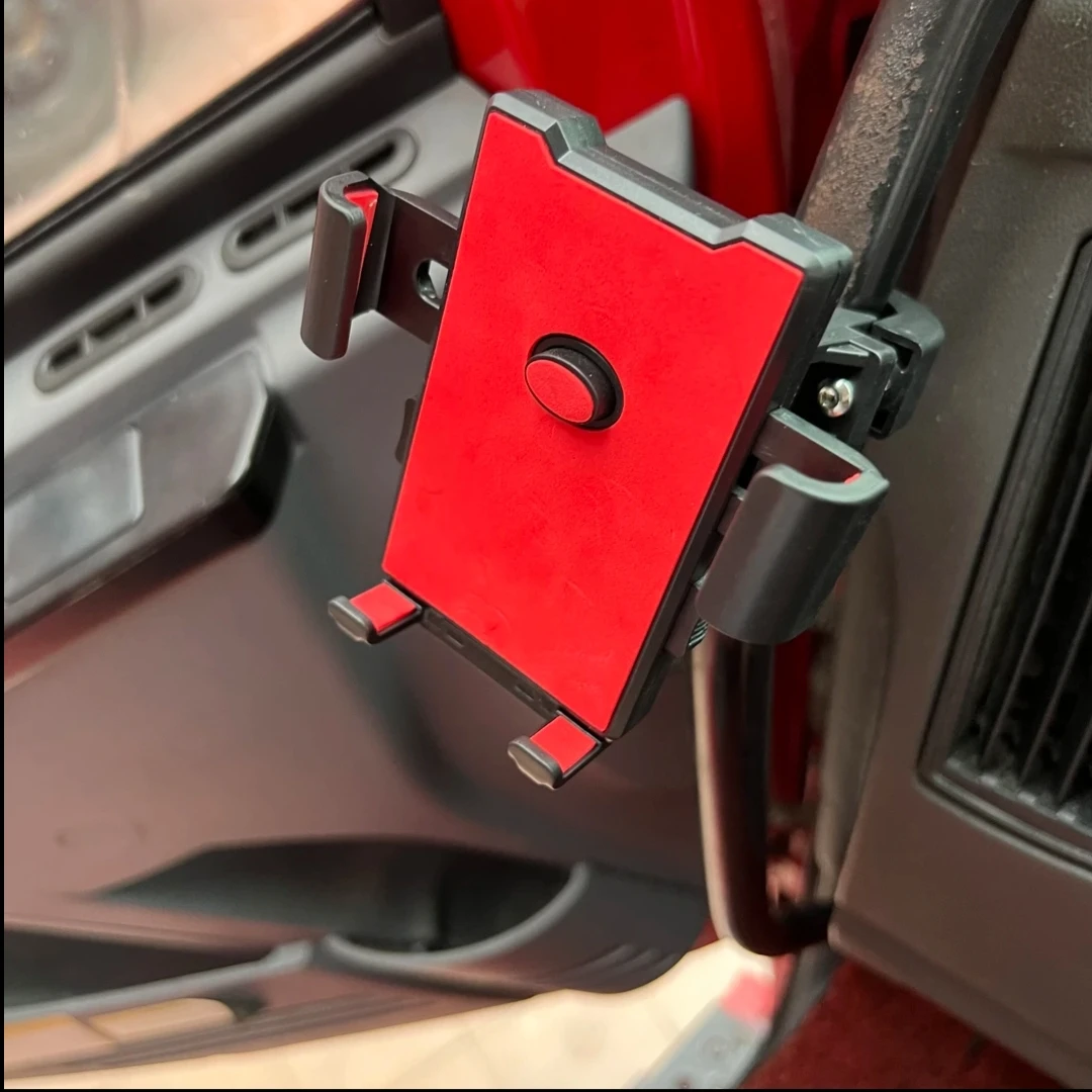 货车挖机专用拉手手机支架